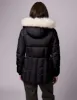 Park City Vegan Fur Trim Puffer Jacket sold by Bernardo