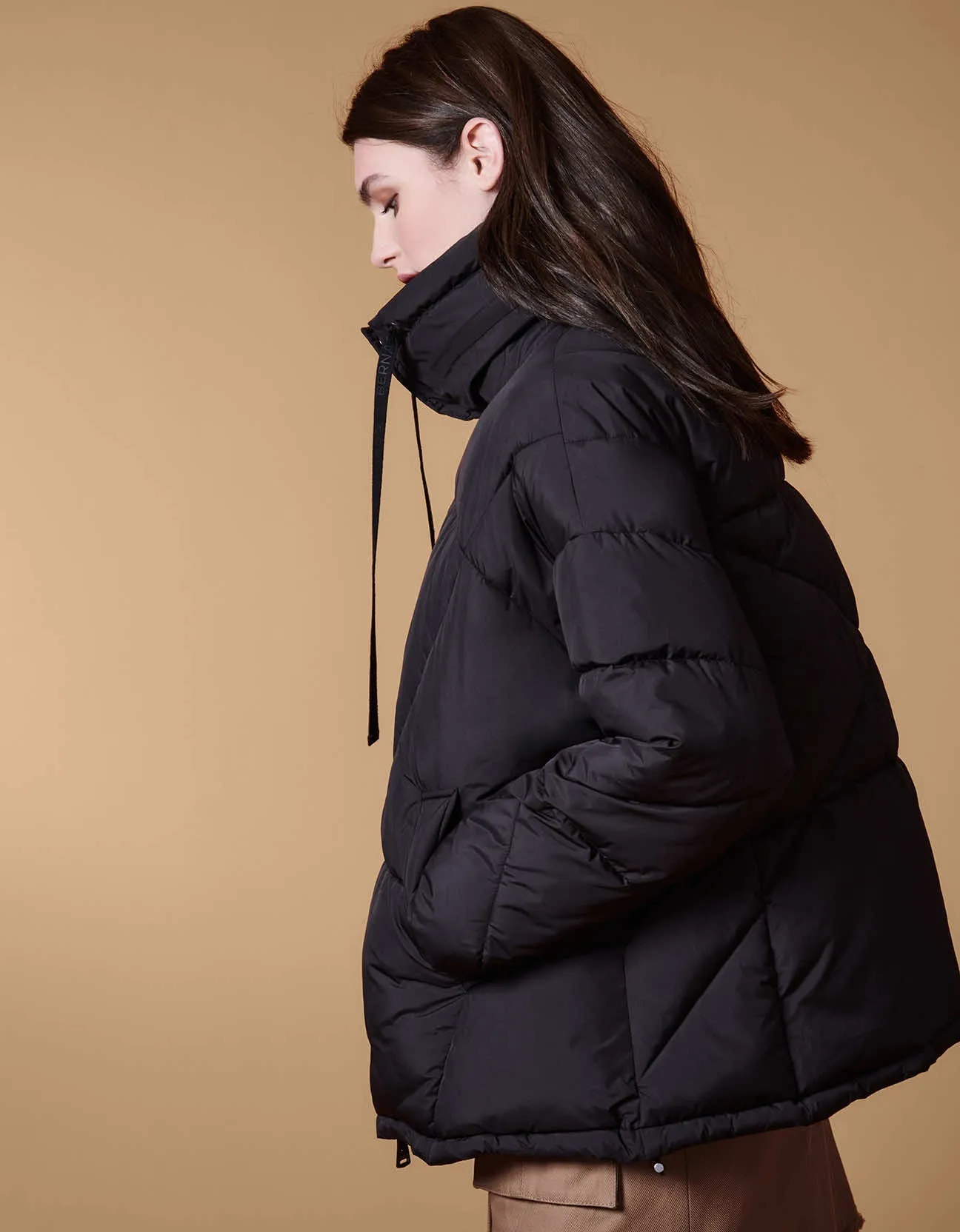 Boxy Chic Hooded Puffer Coat sold by Bernardo product image thumbnail 4