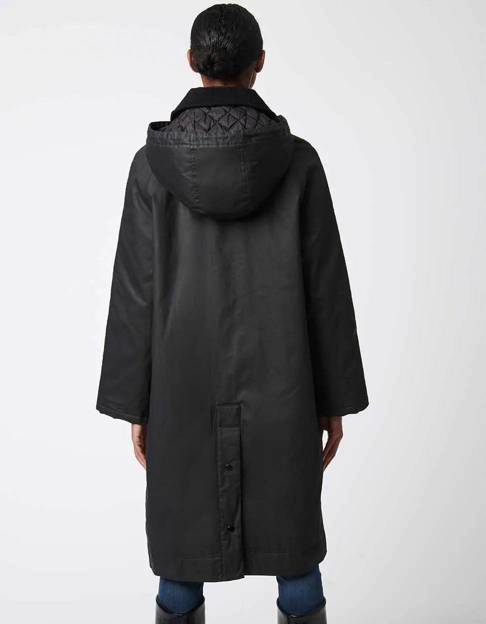 Urban Noir Wax Twill Coat sold by Bernardo product image thumbnail 4