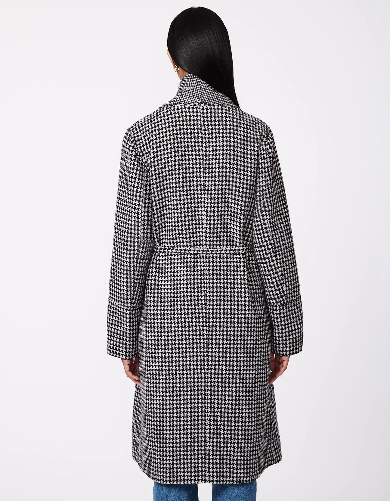 Metro Print-Mix Wool Coat sold by Bernardo product image thumbnail 4