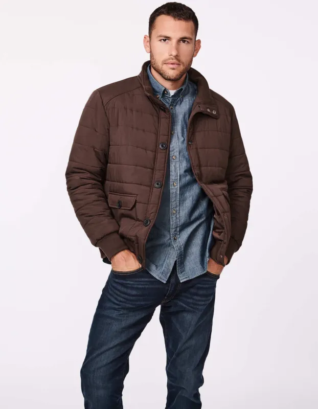 Men's Tunnel Funnel Puffer Jacket sold by Bernardo