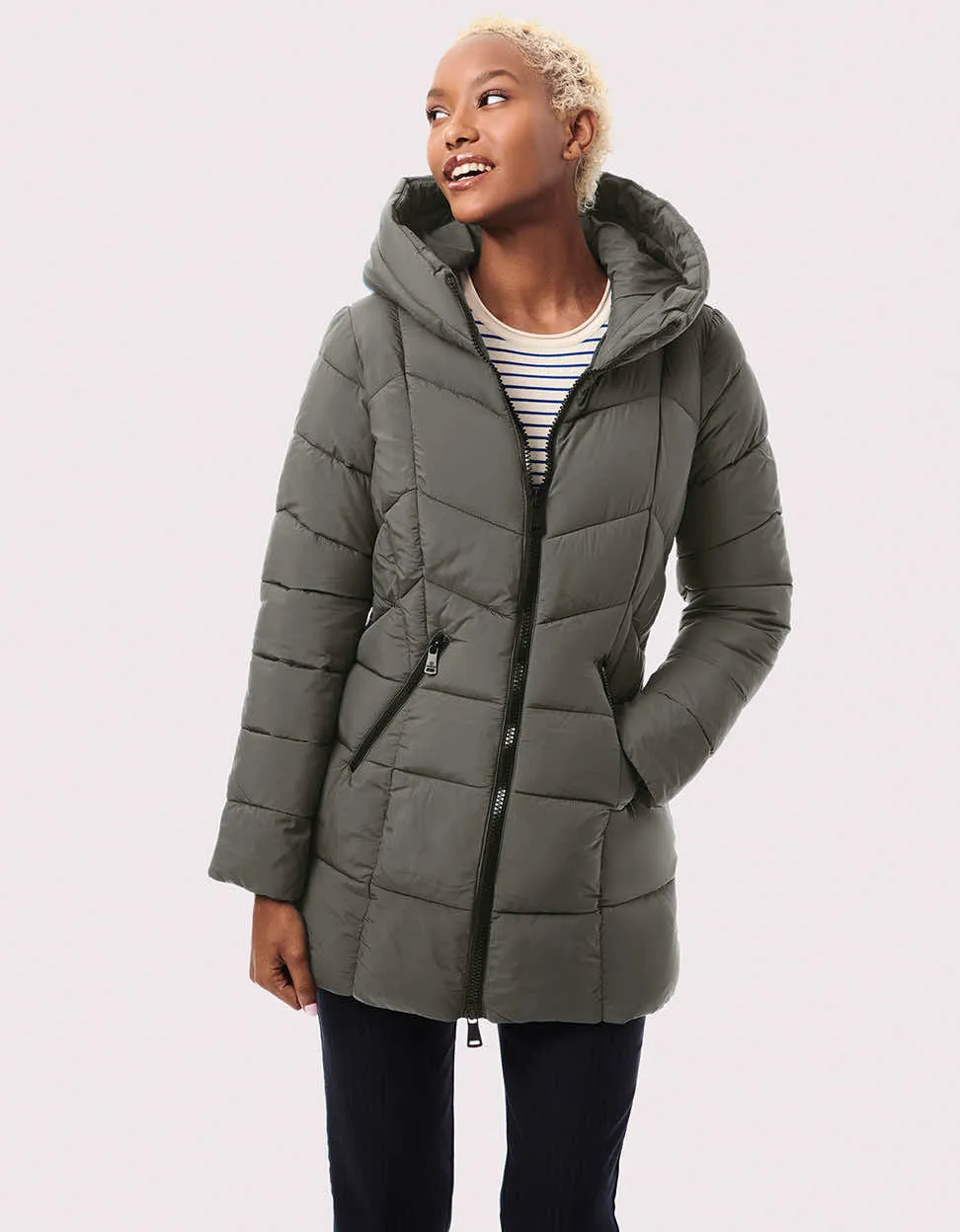 Fab Funnel Quilted Puffer Jacket sold by Bernardo product image thumbnail 2