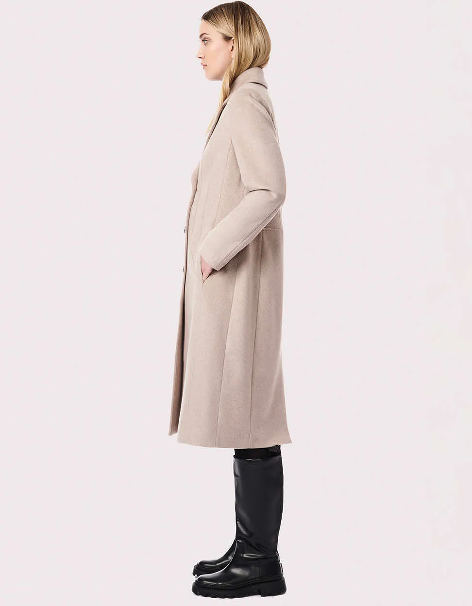 City Chic Long Wool Coat sold by Bernardo product image thumbnail 3