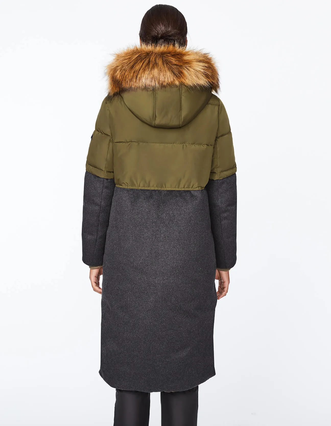 Outdoorsy Wool Combo Puffer Coat sold by Bernardo product image thumbnail 5