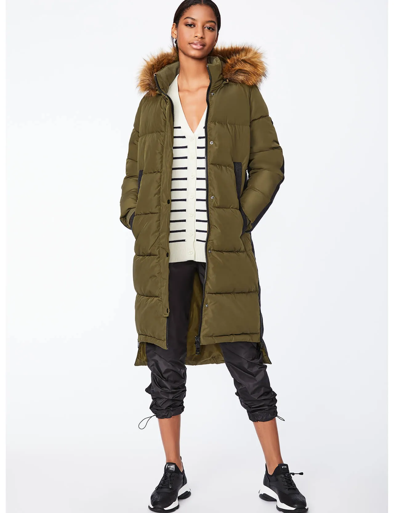 Outdoorsy Wool Combo Puffer Coat sold by Bernardo product image thumbnail 4