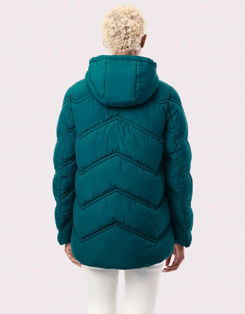 Classic Chevron Puffer Jacket sold by Bernardo product image thumbnail 4