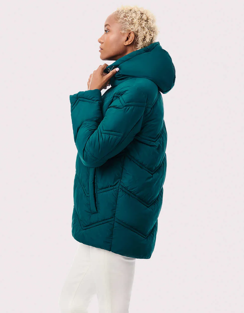 Classic Chevron Puffer Jacket sold by Bernardo product image thumbnail 3