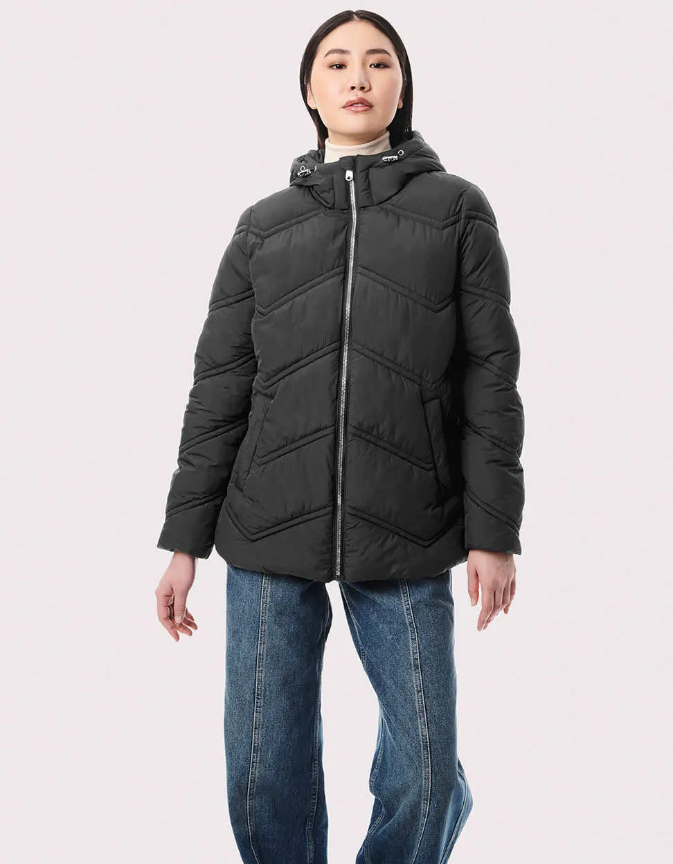 Classic Chevron Puffer Jacket sold by Bernardo product image thumbnail 2