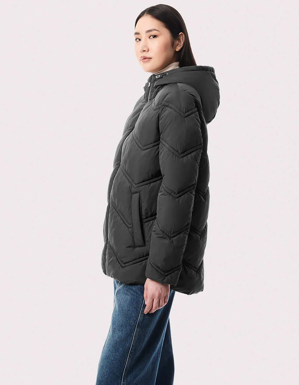 Classic Chevron Puffer Jacket sold by Bernardo product image thumbnail 3