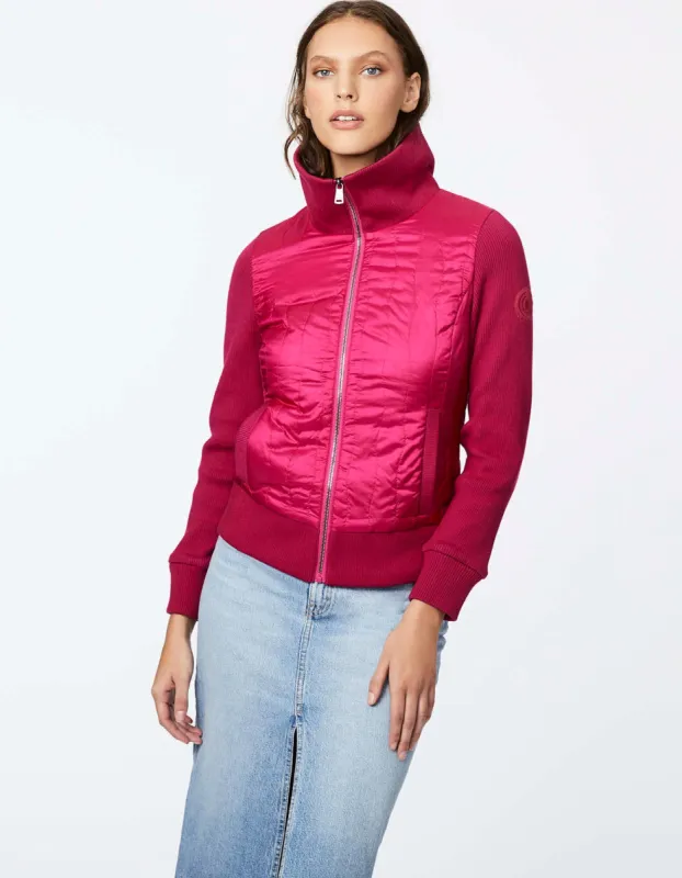 SATEEN PUFFER SWEATER sold by Bernardo