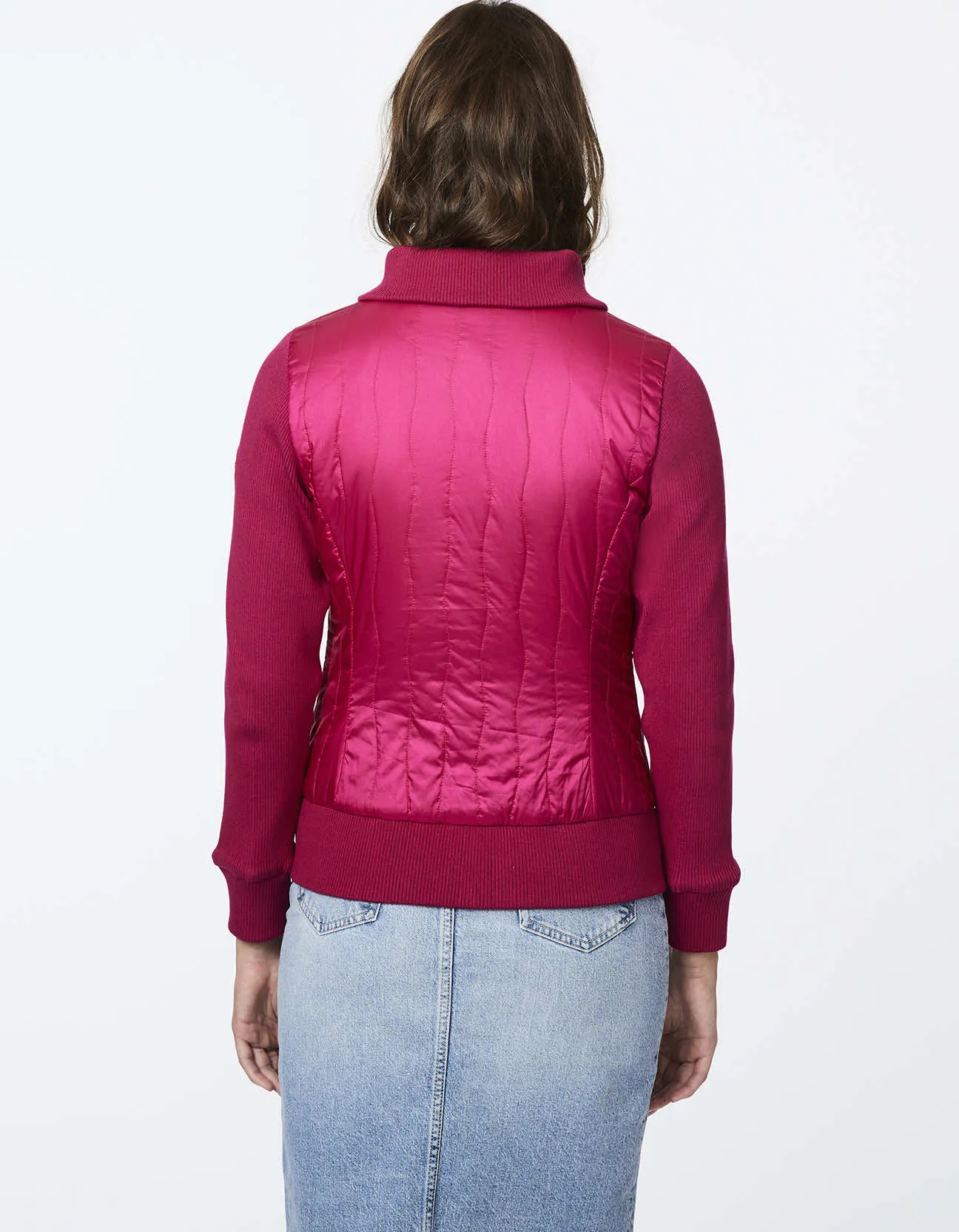 SATEEN PUFFER SWEATER sold by Bernardo product image thumbnail 4