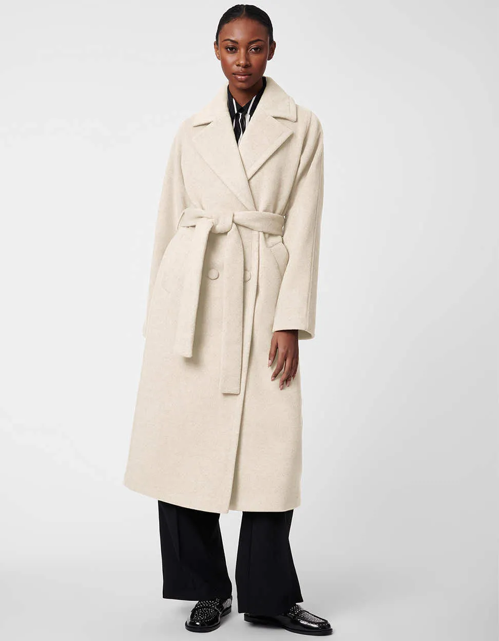 Icon Belted Wool Coat sold by Bernardo product image thumbnail 2
