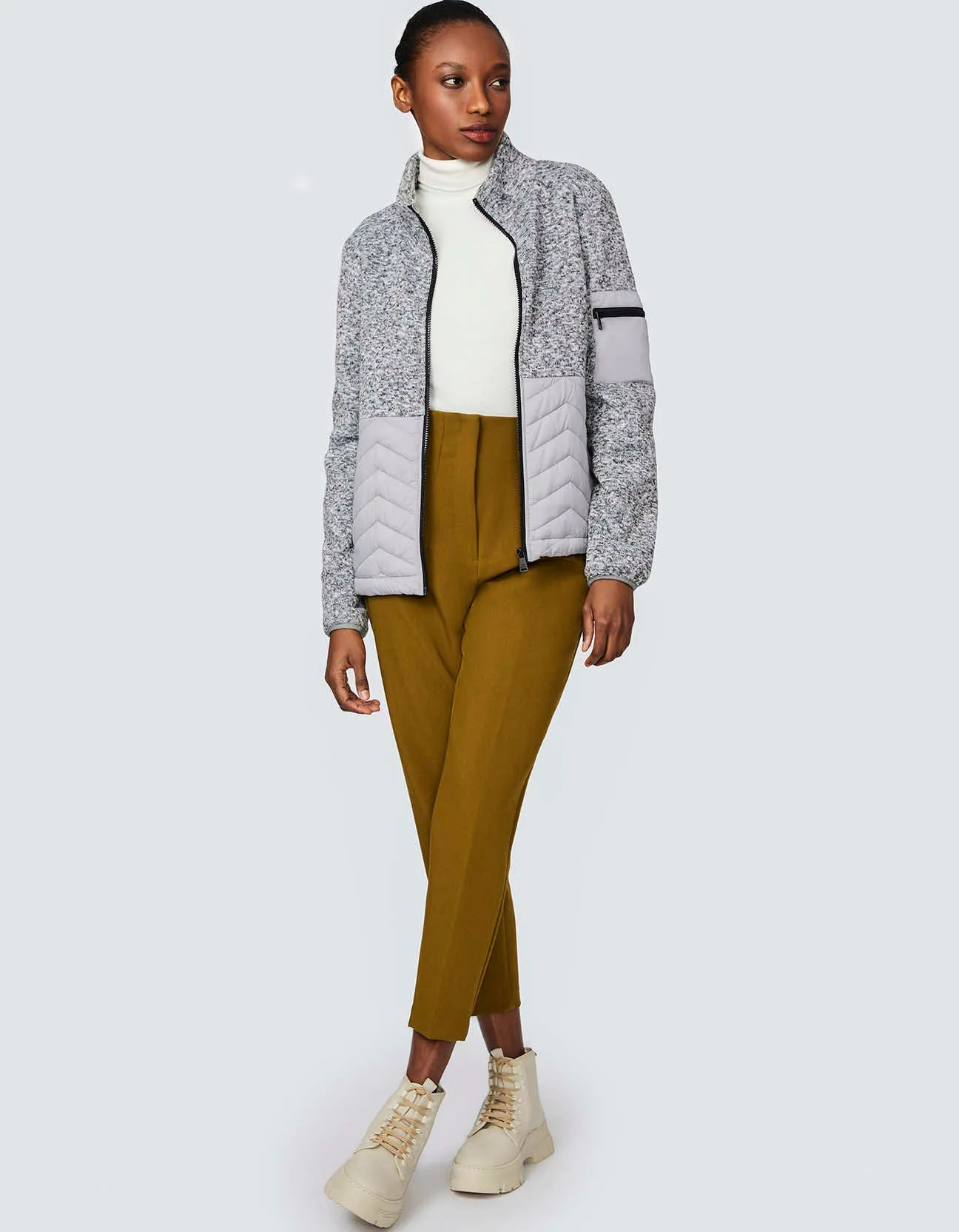 FLEECE PUFFER JACKET sold by Bernardo