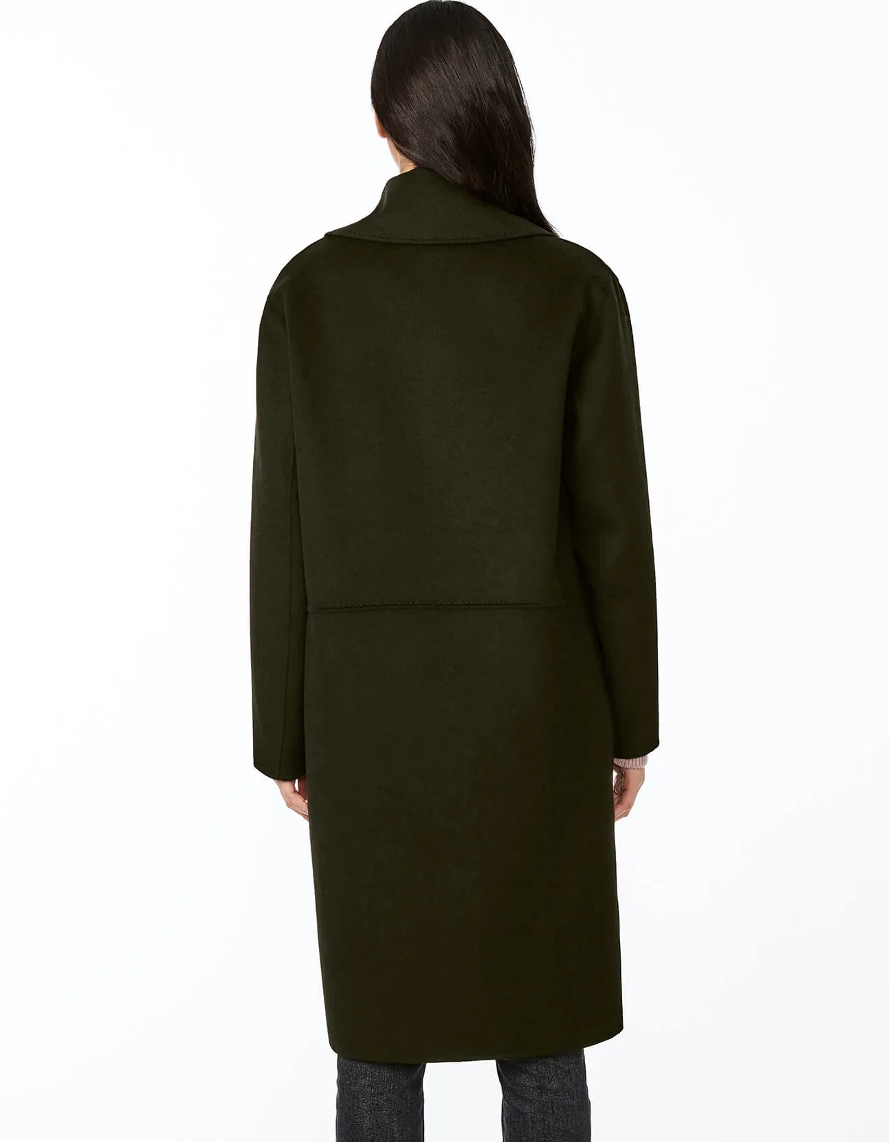AVENUE DOUBLE BREASTED WOOL COAT sold by Bernardo product image thumbnail 3
