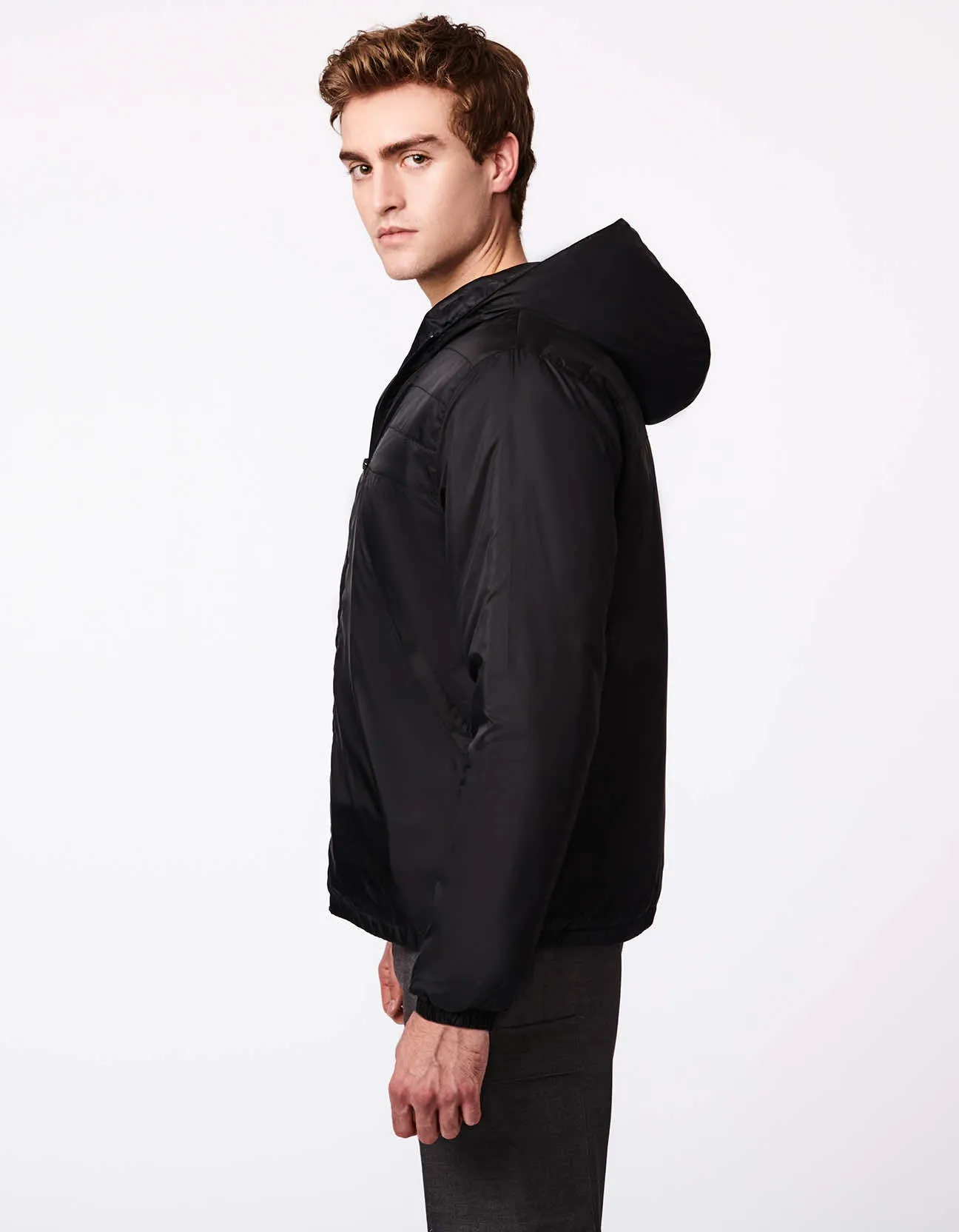 Men's Zip Puffer Jacket sold by Bernardo product image thumbnail 3