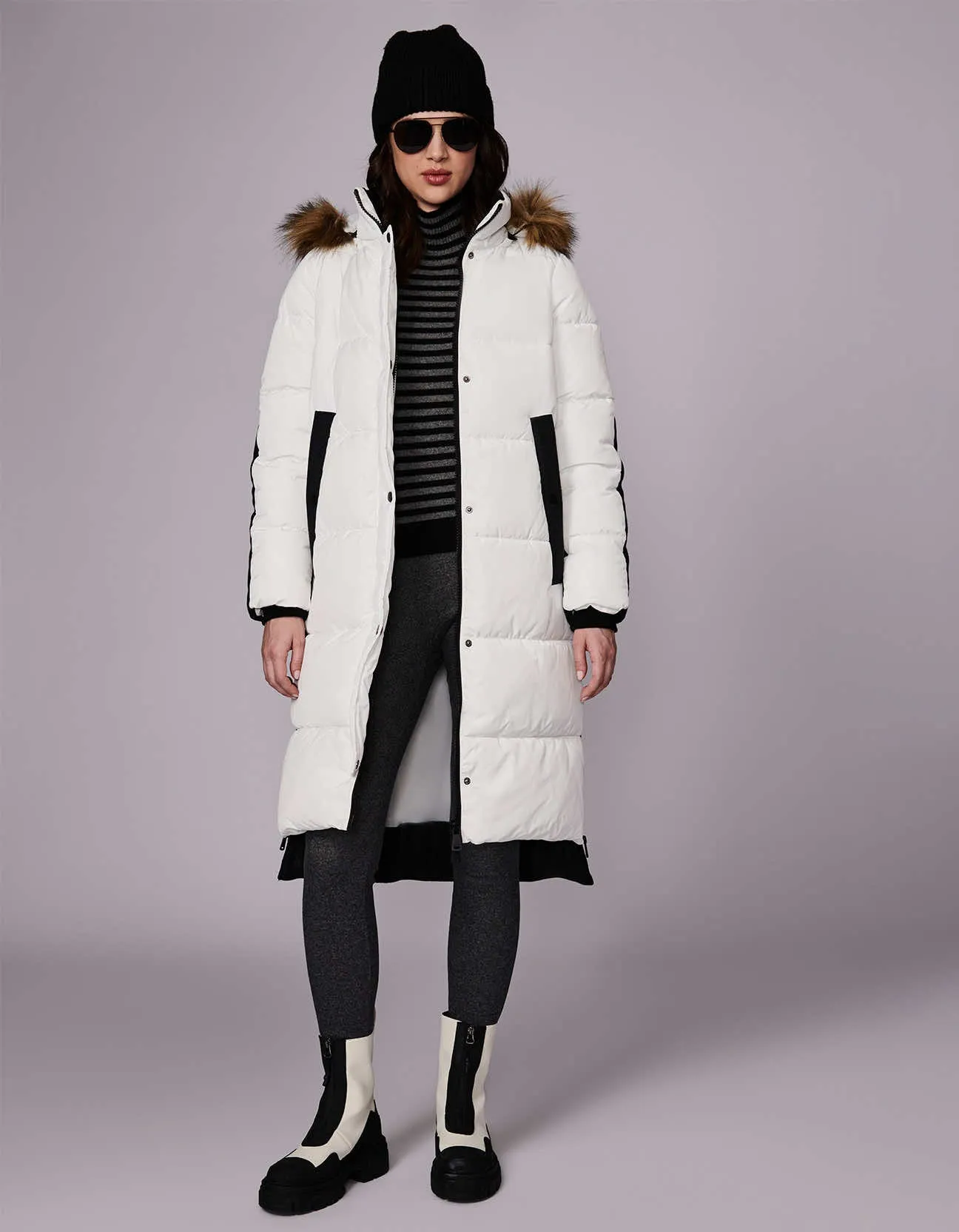 Outdoorsy Wool Combo Puffer Coat sold by Bernardo product image thumbnail 3