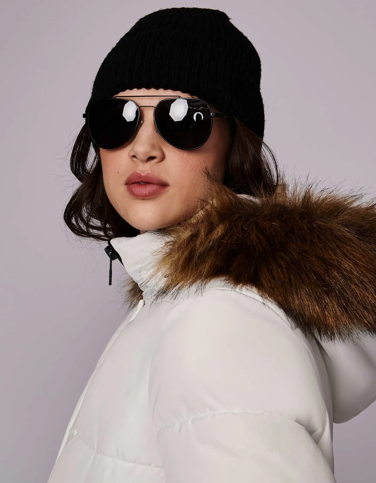 Outdoorsy Wool Combo Puffer Coat sold by Bernardo product image thumbnail 5