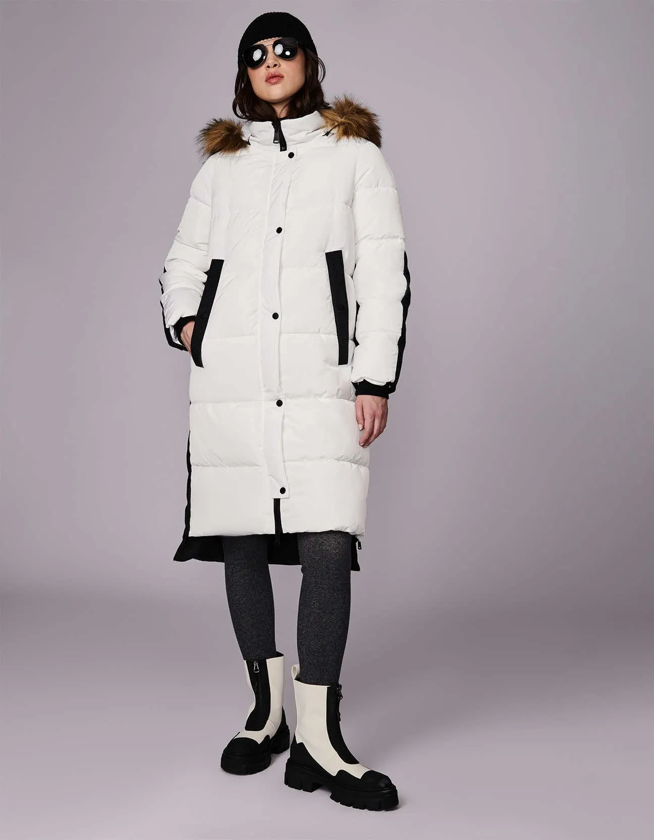Outdoorsy Wool Combo Puffer Coat sold by Bernardo