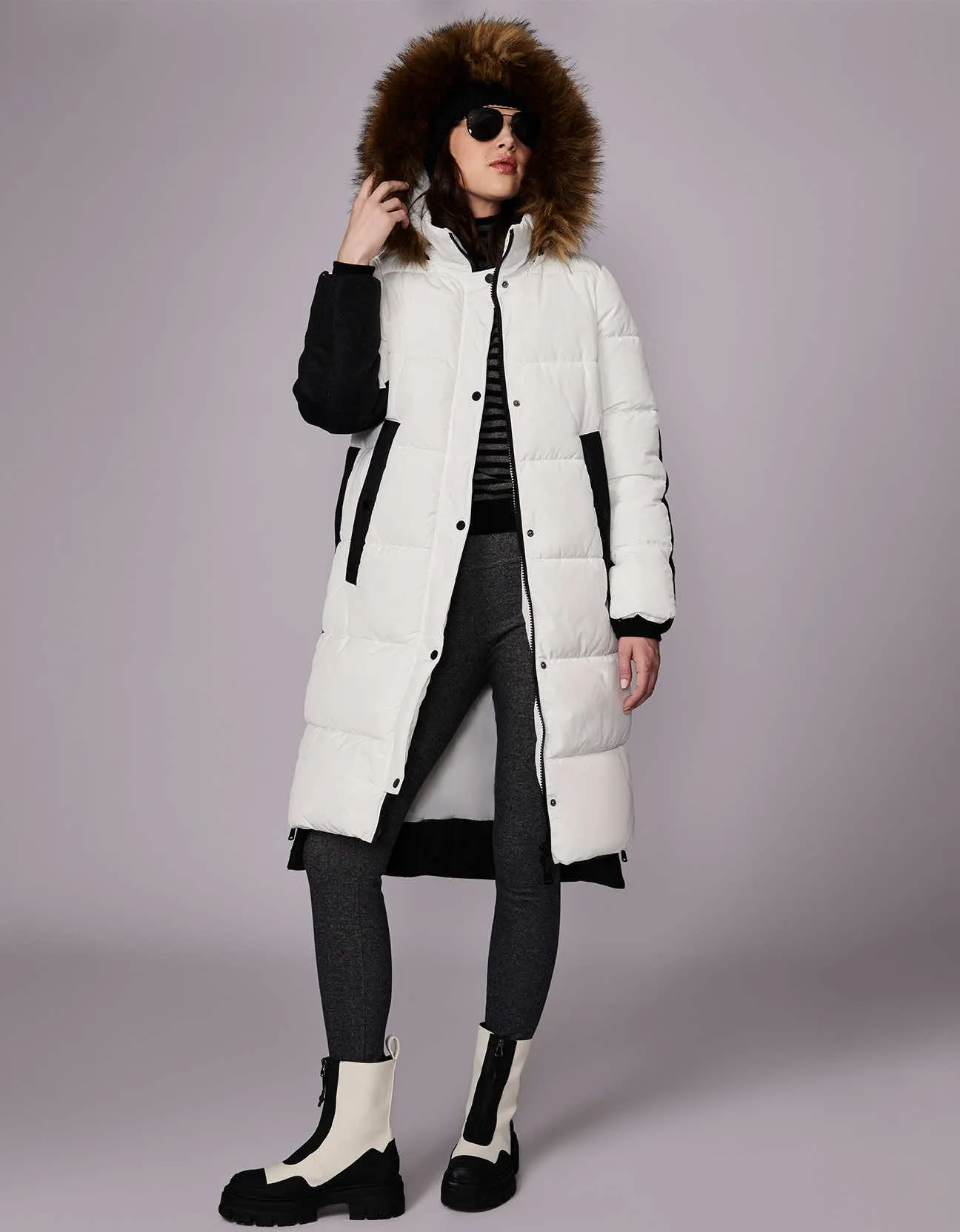 Outdoorsy Wool Combo Puffer Coat sold by Bernardo product image thumbnail 2