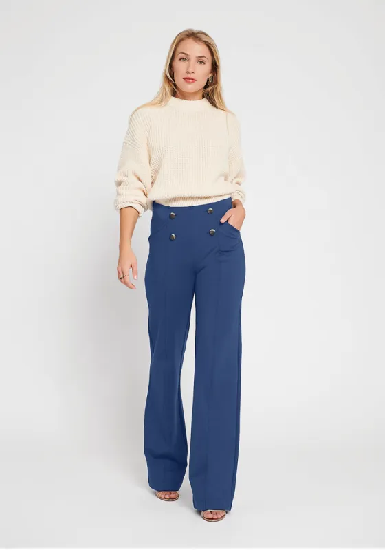 Atlantic Pant | Wide (Starry Night) sold by Betabrand