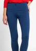 Classic Dress Pant Yoga Pant | Skinny (Tomato Check) sold by Betabrand