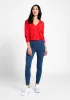 Classic Dress Pant Yoga Pant | Skinny (Tomato Check) sold by Betabrand