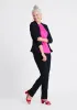 Straight-Leg | 7-Pocket Dress Pant Yoga Pants (Black) sold by Betabrand
