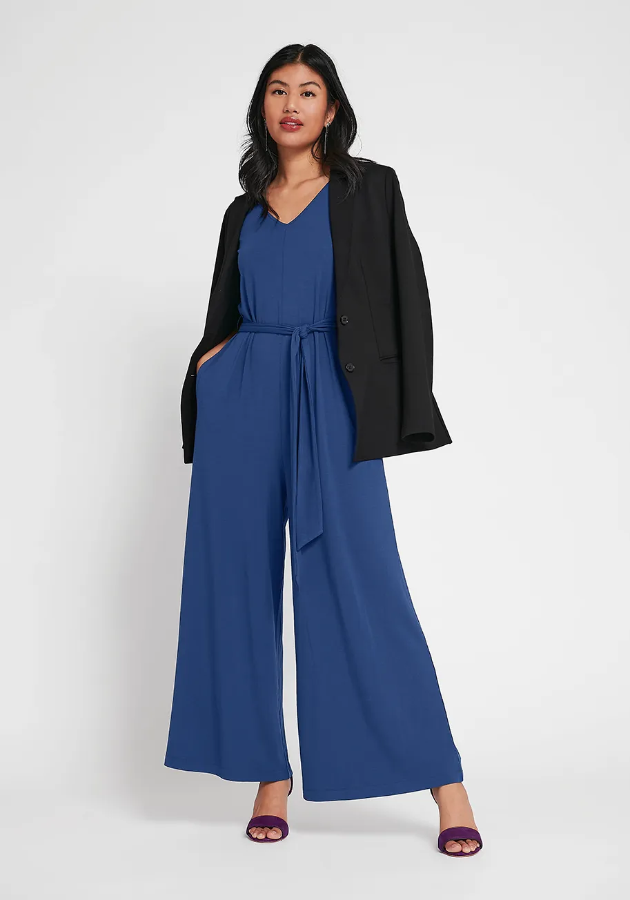 Day to Night Jumpsuit (Starry Night) sold by Betabrand product image thumbnail 4