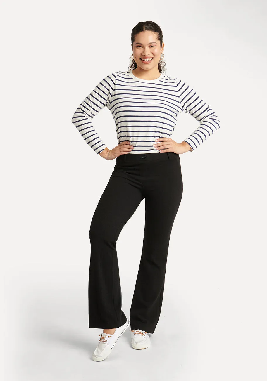 Boot-Cut | Two-Pocket Dress Pant Yoga Pants (Savile) sold by Betabrand product image thumbnail 4