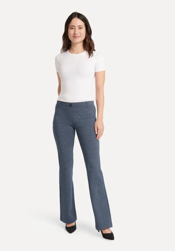 Boot Cut | Two-Pocket Dress Pant Yoga Pants (Static) sold by Betabrand