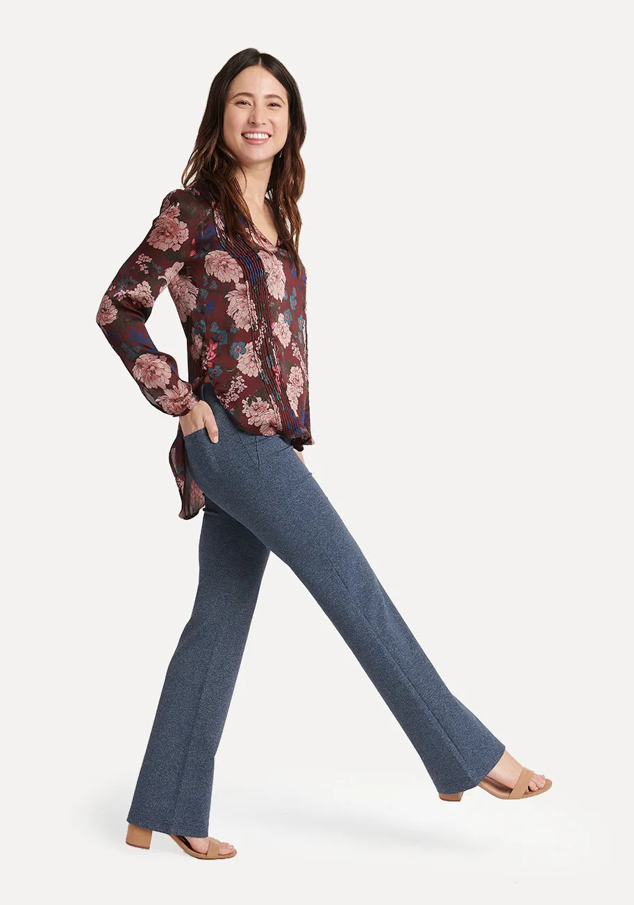 Boot Cut | Two-Pocket Dress Pant Yoga Pants (Static) sold by Betabrand product image thumbnail 4