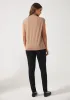 Cap Sleeve Mockneck (Taupe) sold by Betabrand