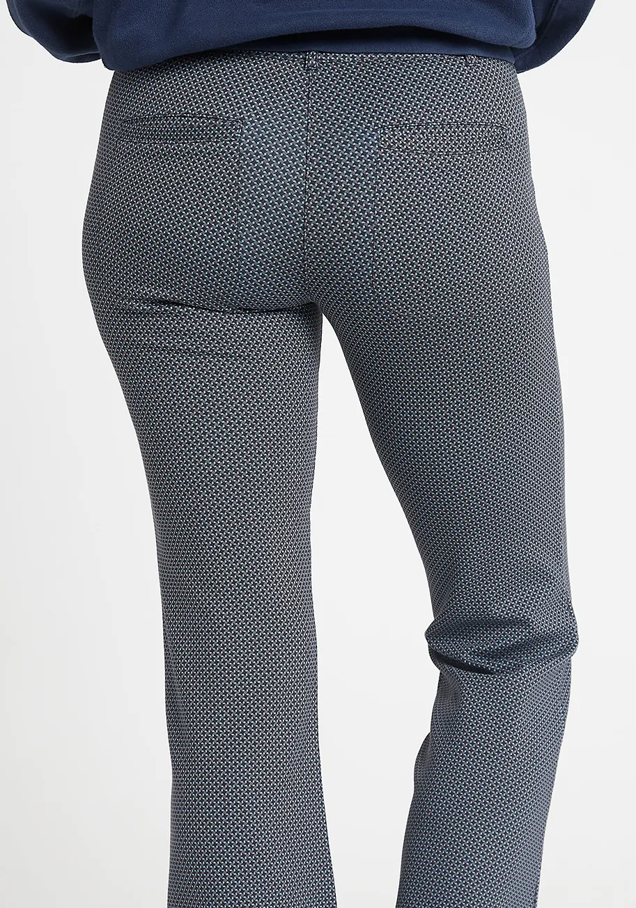 Boot-Cut | Two-Pocket Dress Pant Yoga Pants (Dusk) sold by Betabrand product image thumbnail 3