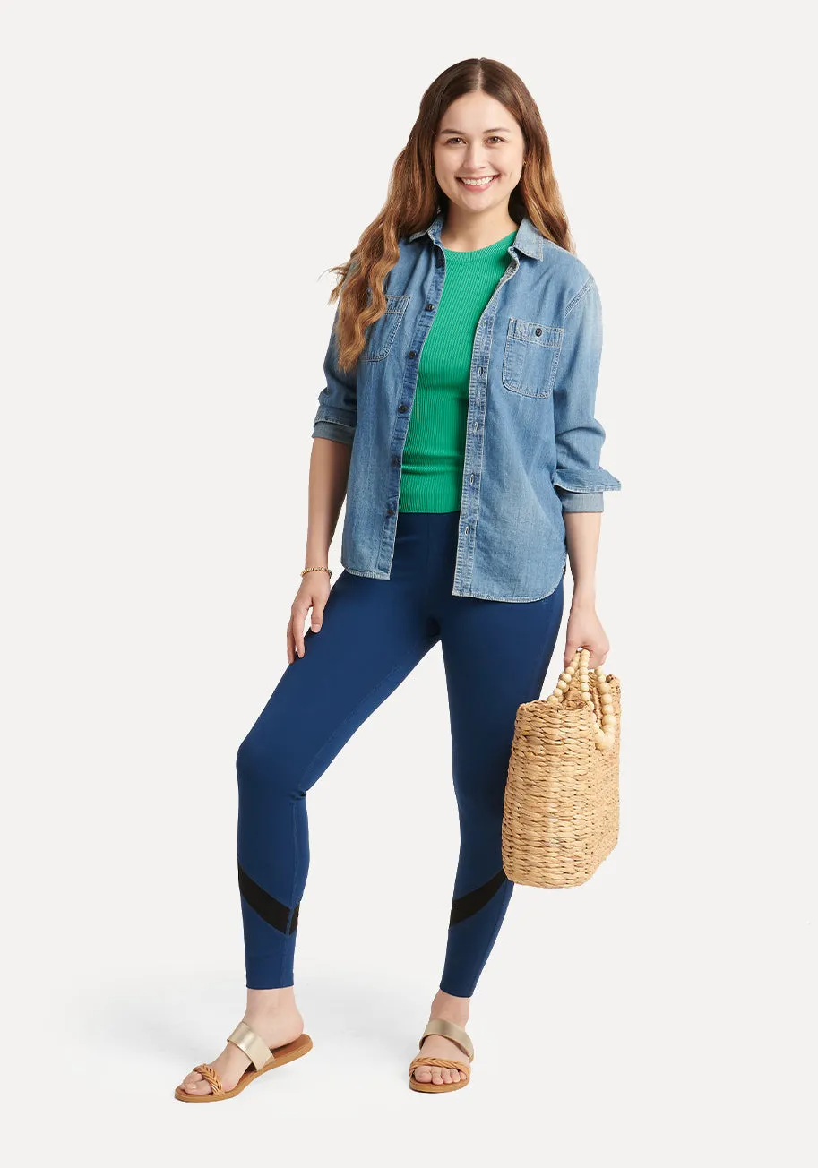 Vitalize Leggings (Poseidon) sold by Betabrand product image thumbnail 5