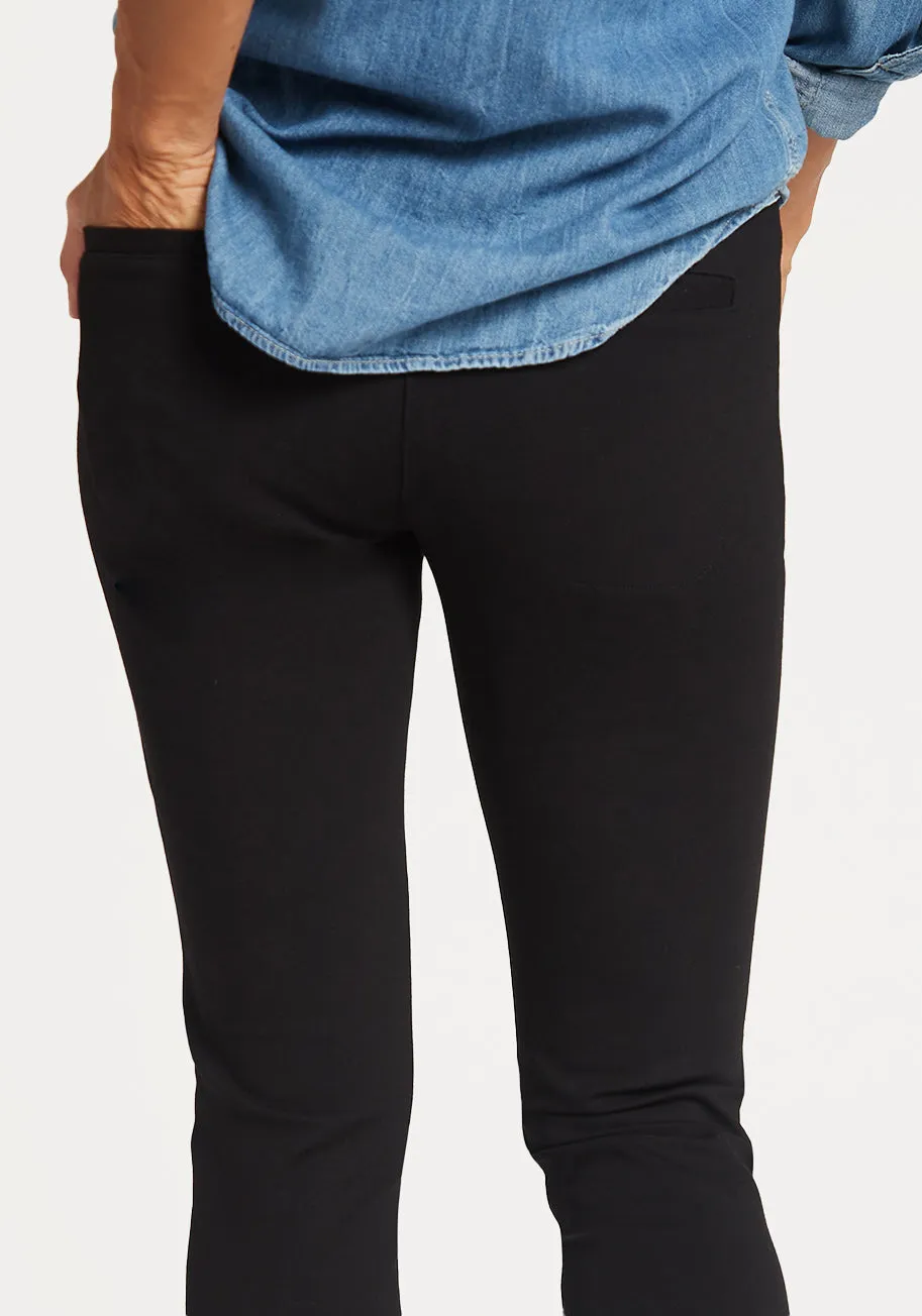 Skinny-Leg | Two-Pocket Dress Pant Yoga Pants (Black) sold by Betabrand product image thumbnail 3