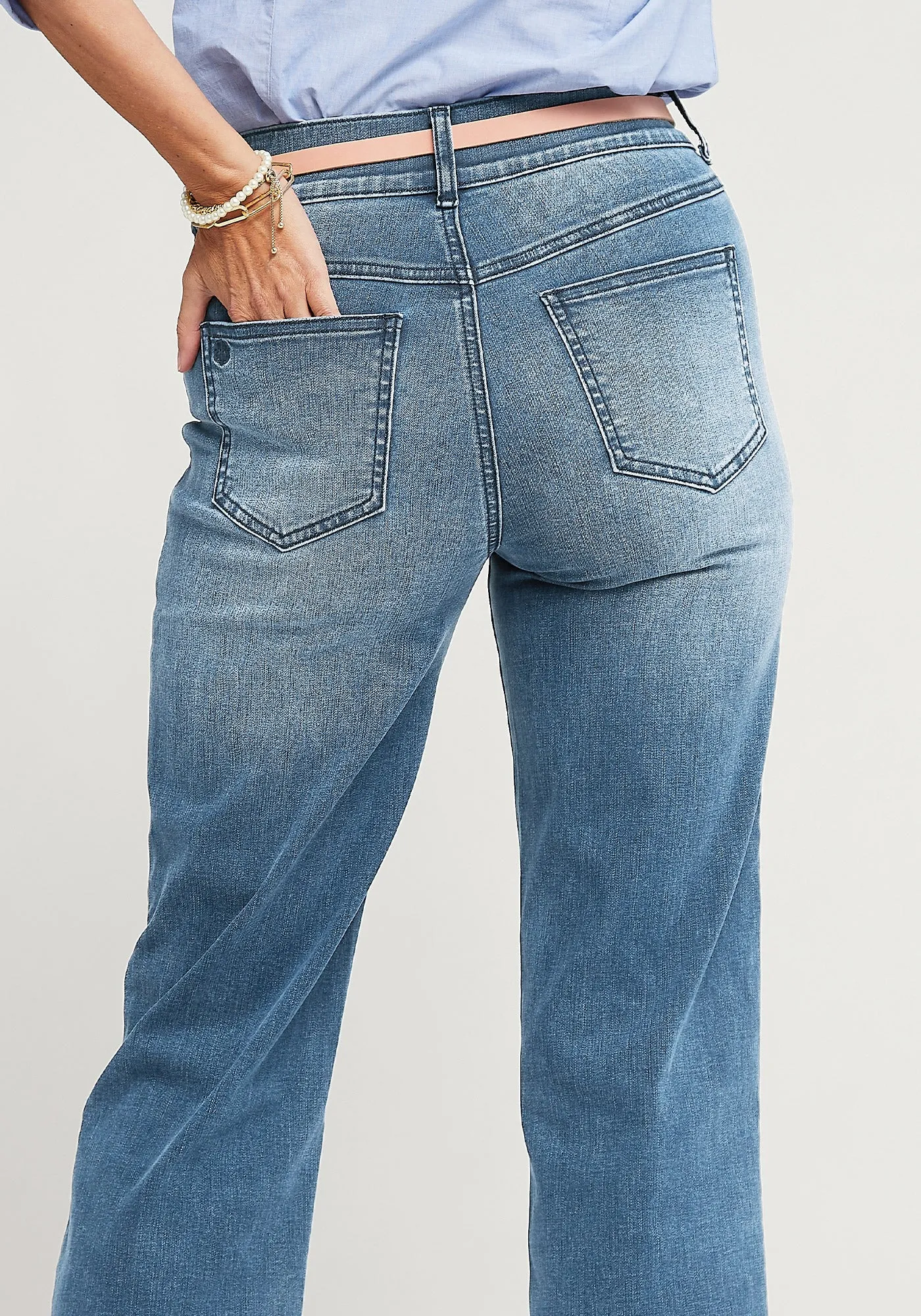 Boyfriend Crop Jean | Straight (Canyon Wash) sold by Betabrand product image thumbnail 3