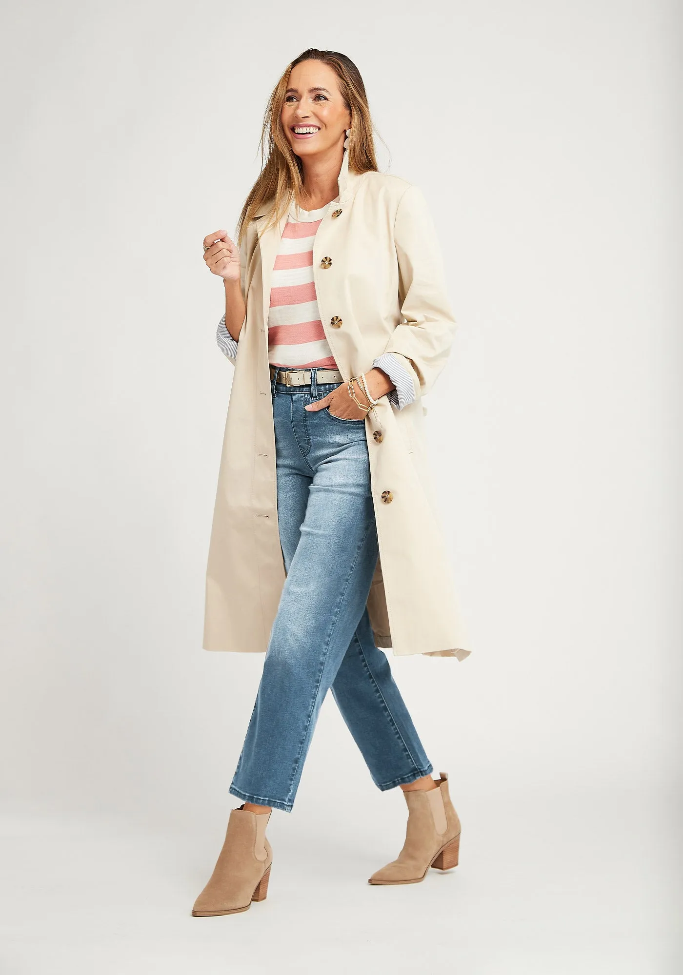 Boyfriend Crop Jean | Straight (Canyon Wash) sold by Betabrand product image thumbnail 4