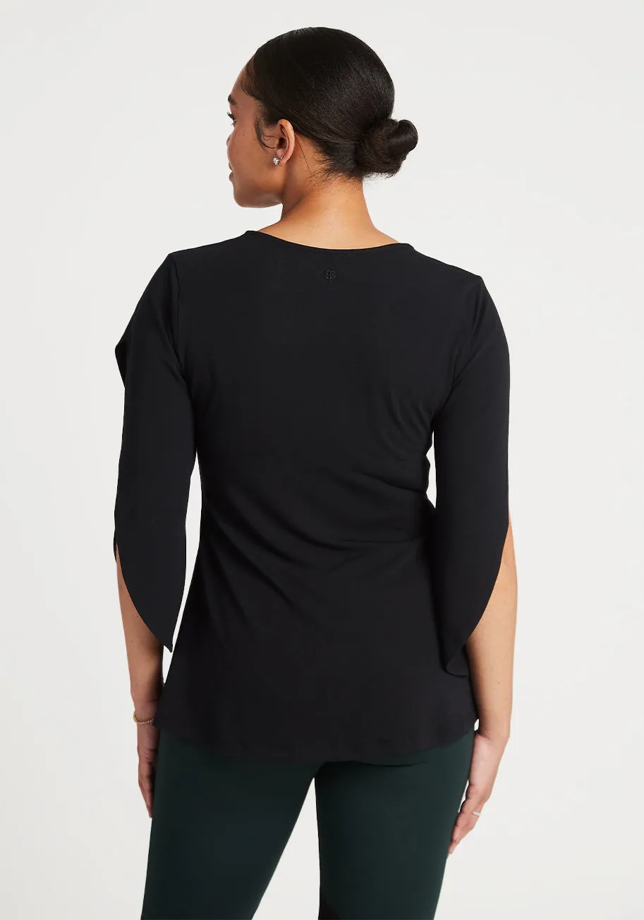 Samantha Tunic (Black) sold by Betabrand product image thumbnail 3