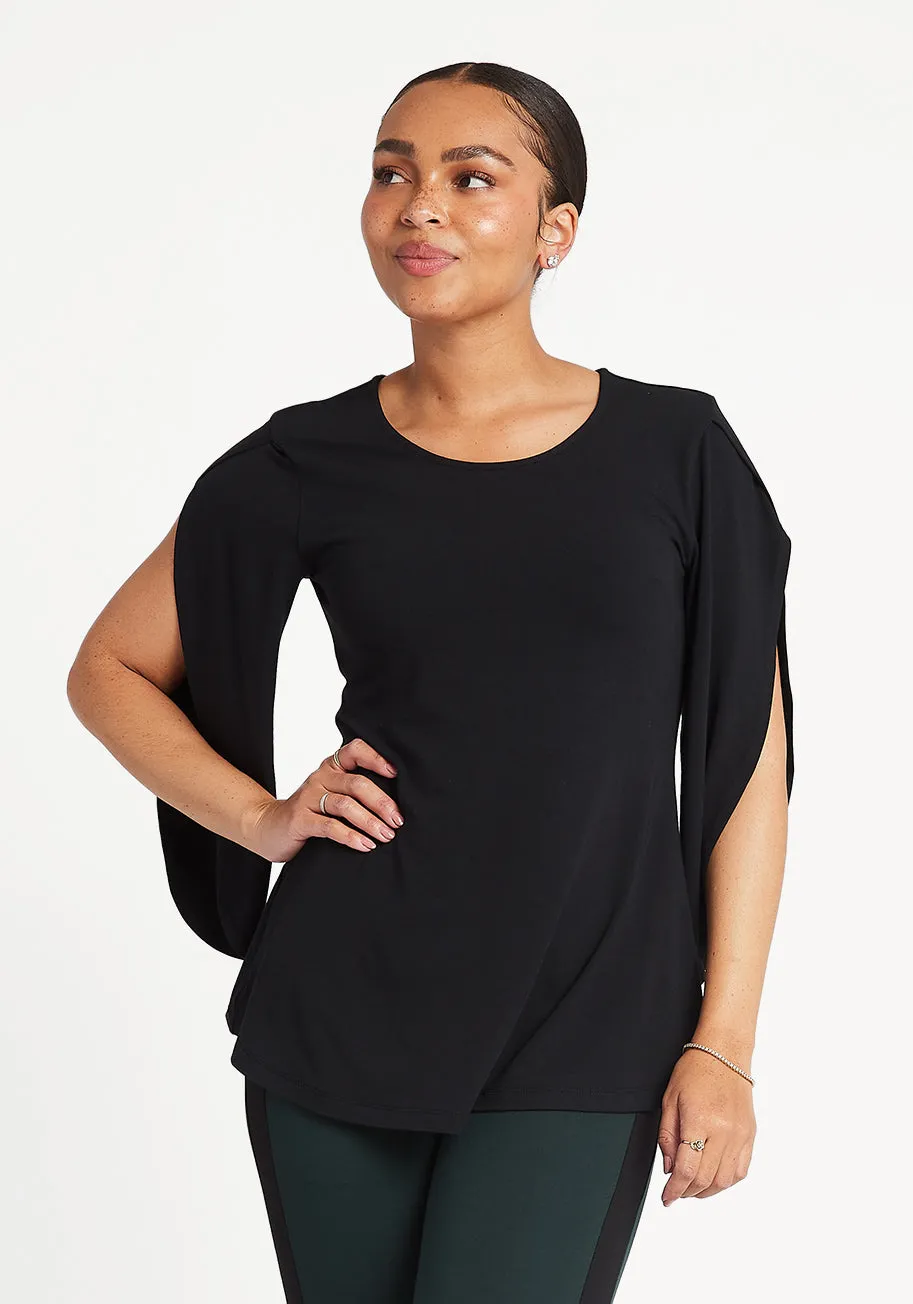 Samantha Tunic (Black) sold by Betabrand