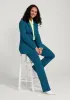 Classic Dress Pant Yoga Pant | Straight (Dark Ocean) sold by Betabrand