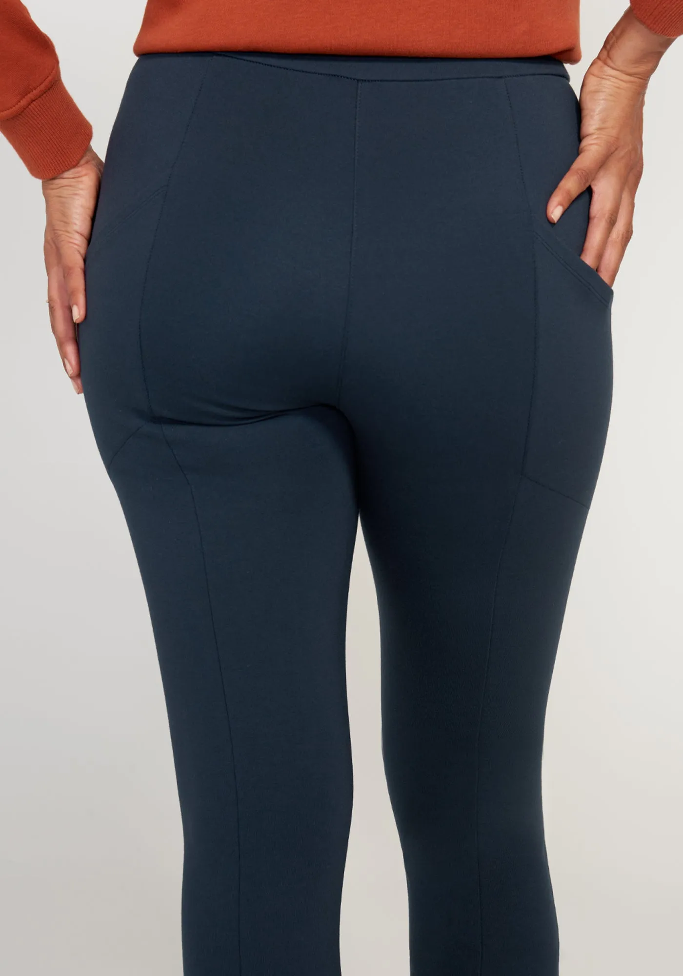 Journey DPYP™ Dress Pant Yoga Pant | Skinny (Navy) sold by Betabrand product image thumbnail 3