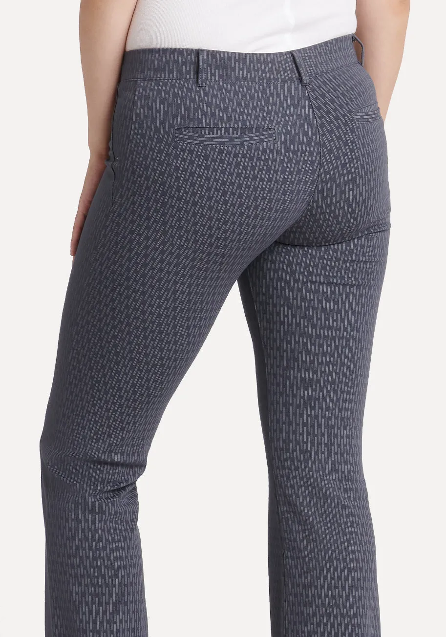 Boot Cut | Two-Pocket Dress Pant Yoga Pants (Limestone) sold by Betabrand product image thumbnail 3