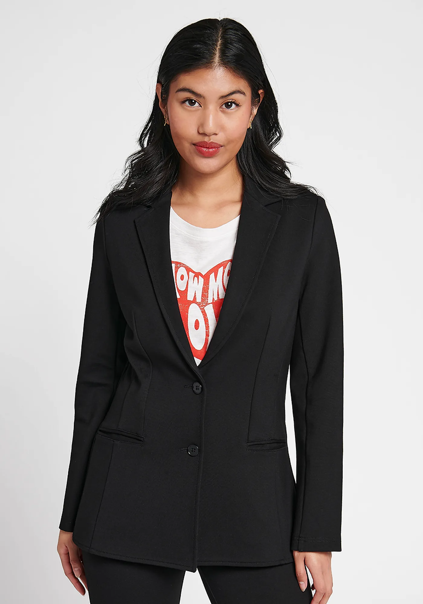 Classic Blazer | Stretch Ponte (Black) sold by Betabrand product image thumbnail 2