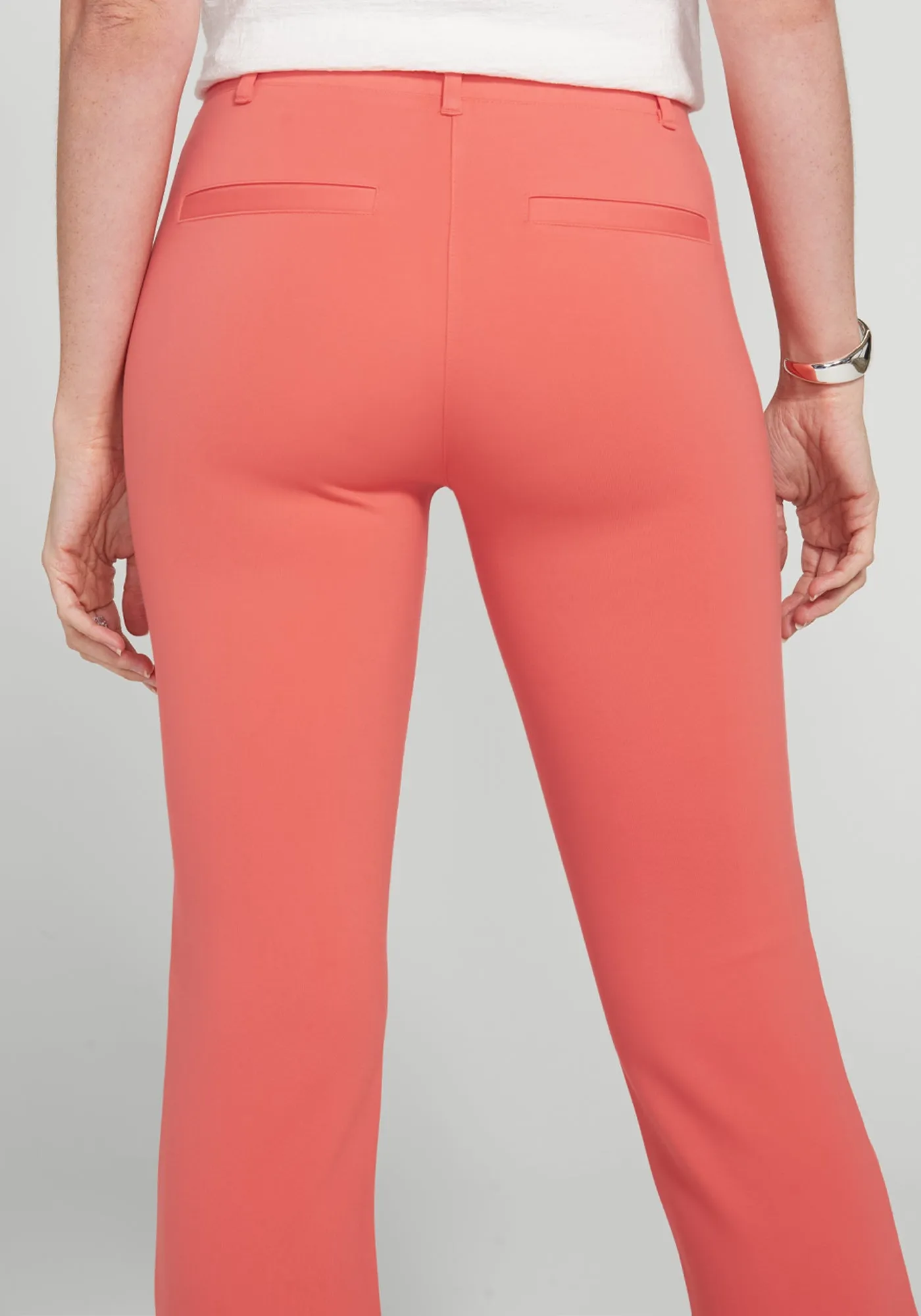 Classic Dress Pant Yoga Pant | Bootcut (Melon) sold by Betabrand product image thumbnail 3