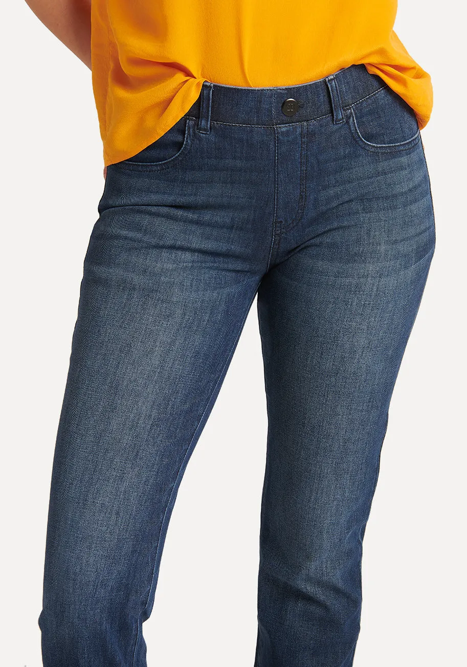 Straight-Leg | 4-Pocket Betabrand Yoga Denim (Lightweight Vintage) sold by Betabrand product image thumbnail 2