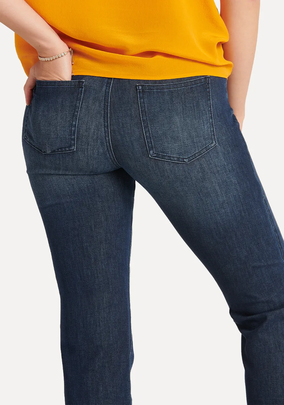 Straight-Leg | 4-Pocket Betabrand Yoga Denim (Lightweight Vintage) sold by Betabrand product image thumbnail 3