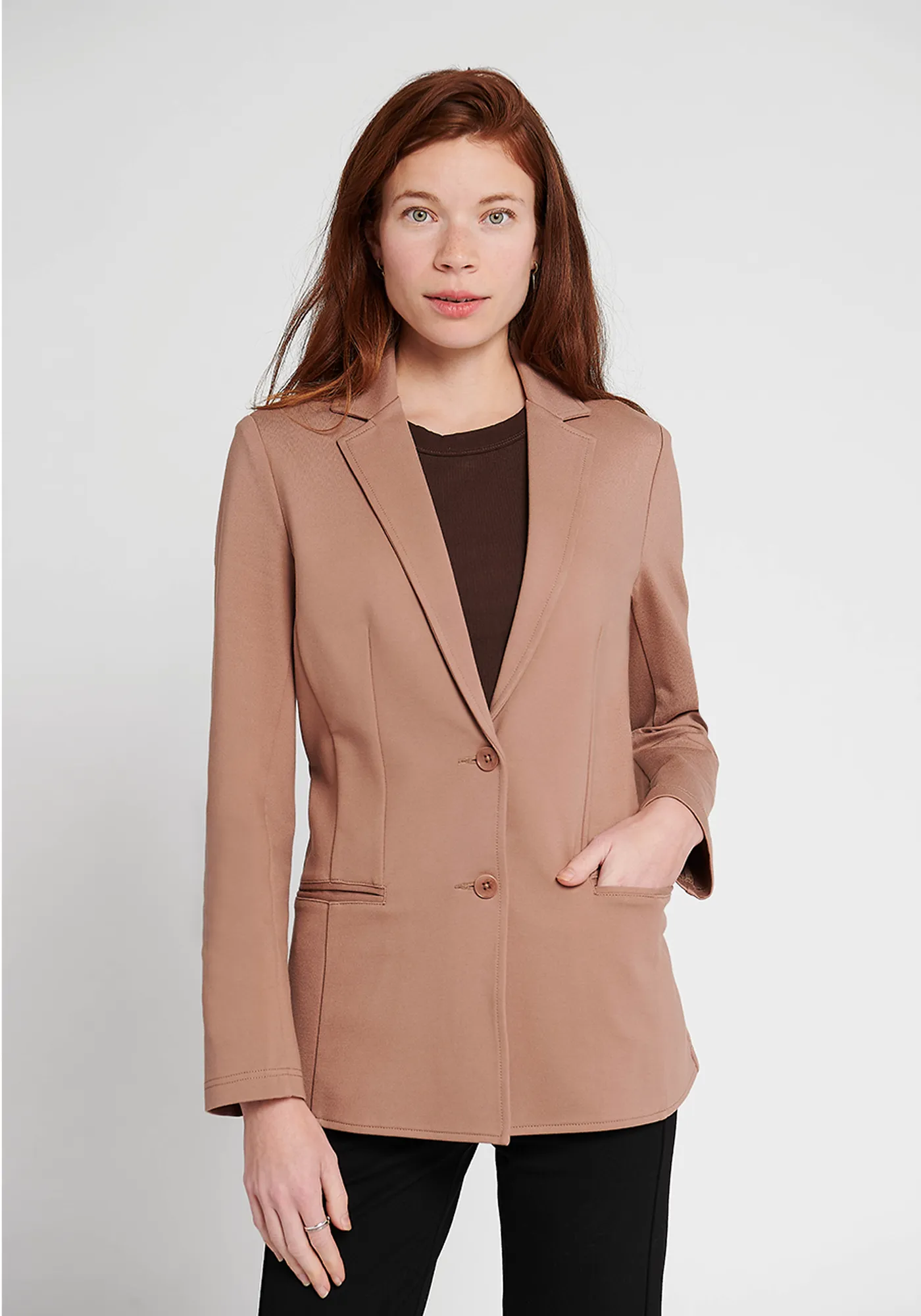 Classic Blazer (Equestrian Tan) sold by Betabrand