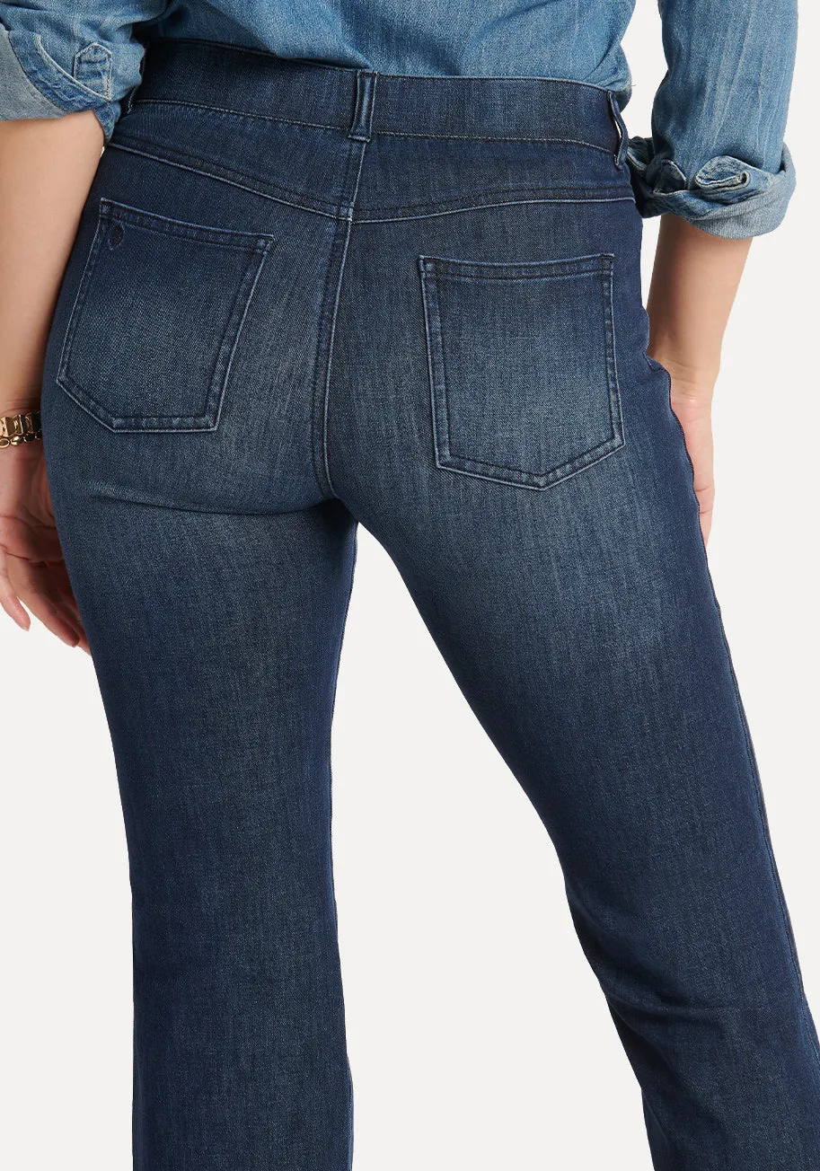 Boot-Cut | 4-Pocket Betabrand Yoga Denim (Lightweight Vintage) sold by Betabrand product image thumbnail 3