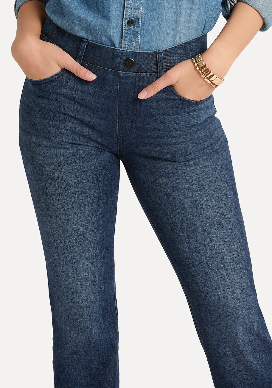 Boot-Cut | 4-Pocket Betabrand Yoga Denim (Lightweight Vintage) sold by Betabrand product image thumbnail 2