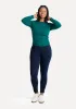 Skinny-Leg | 4-Pocket Betabrand Yoga Denim (Dark Indigo) sold by Betabrand
